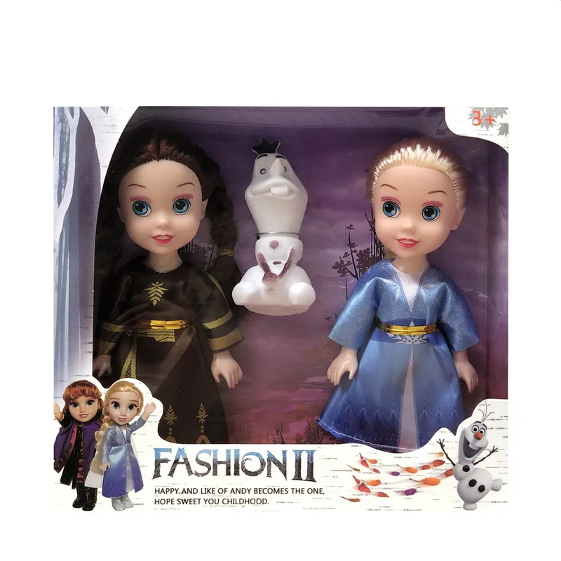 2020 Disney игрушки с героями мультфильмов принцесса Анна Эльза Кристофф Свен Олаф из
