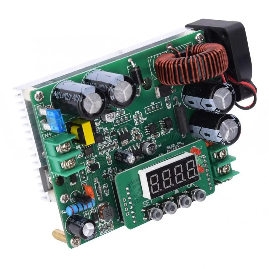 Понижающий модуль Регулируемый понижающий большой Мощность цифровой DC 720W DC10 ~ 75