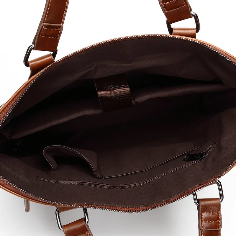 Мужской деловой офисный портфель брендовая сумка из искусственной кожи для