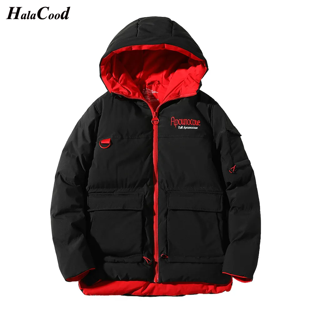 

Парка мужская зимняя, с хлопковой подкладкой, с капюшоном