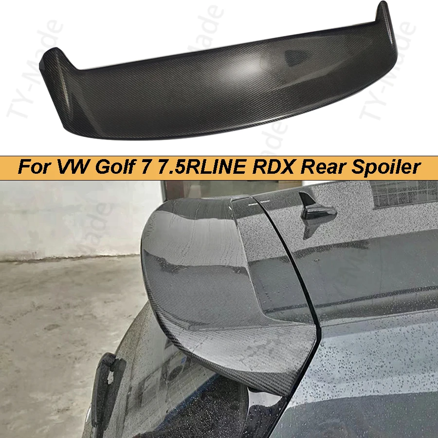 

Задний спойлер из углеродного волокна на крышу, губа для крыла лобового стекла для Volkswagen VW Golf 7 7,5 MK7 VII Rline 2014-2019, спойлер RDX для хэтчбека