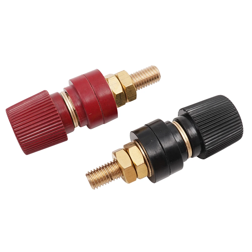 2шт 40A 60A 80A 100A 160A из чистой меди высокая сила тока 107/333/555/T555 бакелитовый терминал M5