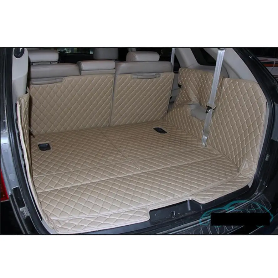 

for hyundai veracruz leather car trunk mat cargo liner 2006 2007 2008 2009 2011 2012 2013 2014 2015 ix55 luggage rug