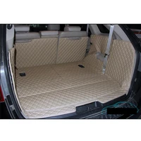 for hyundai veracruz leather car trunk mat cargo liner 2006 2007 2008 2009 2011 2012 2013 2014 2015 ix55 luggage rug