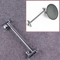letaosk adjustable shower extension arm connecting rod elbow rotate joint wall mounted for shower head universally