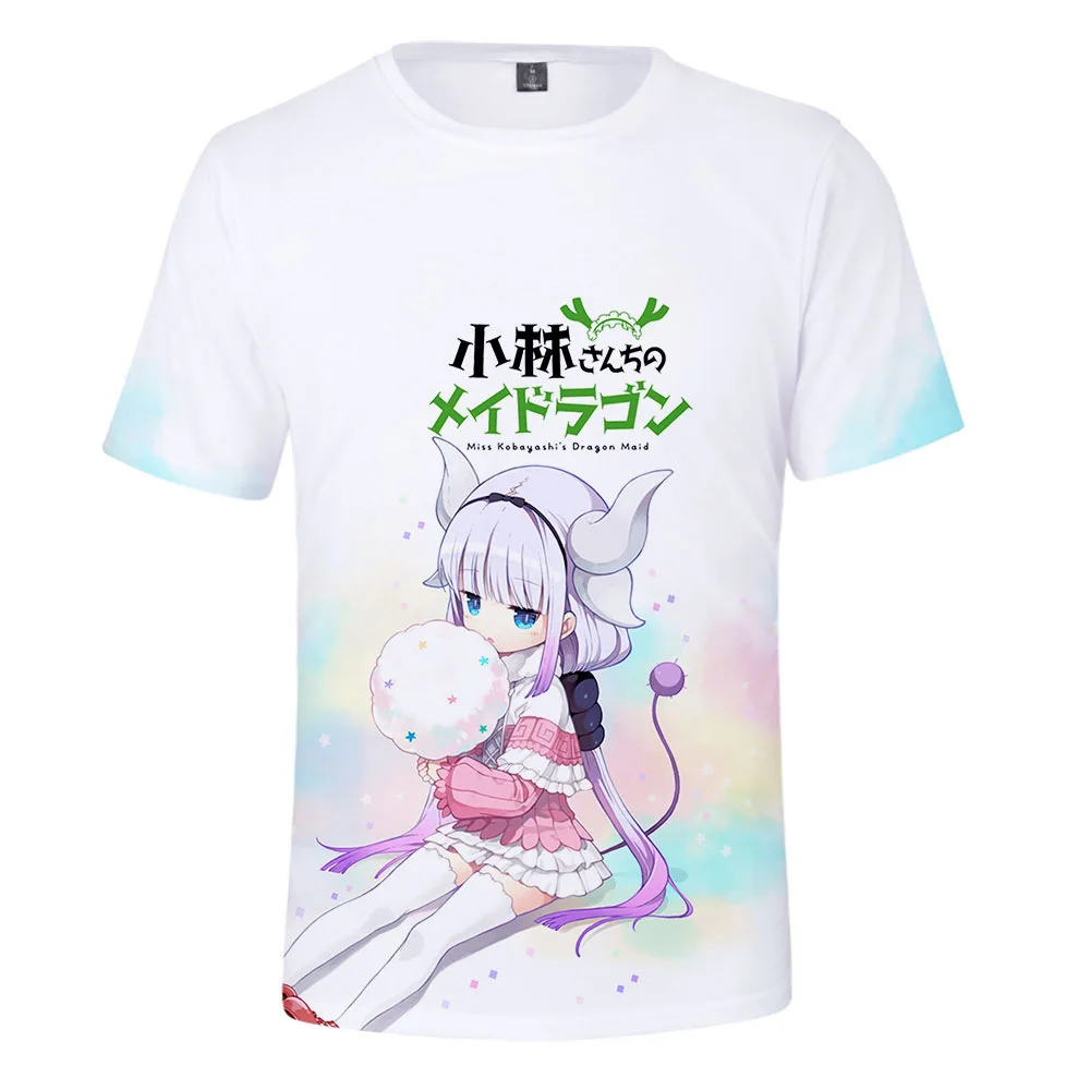 Футболка женская/мужская с 3D-принтом дракона косплей-костюм горничной из