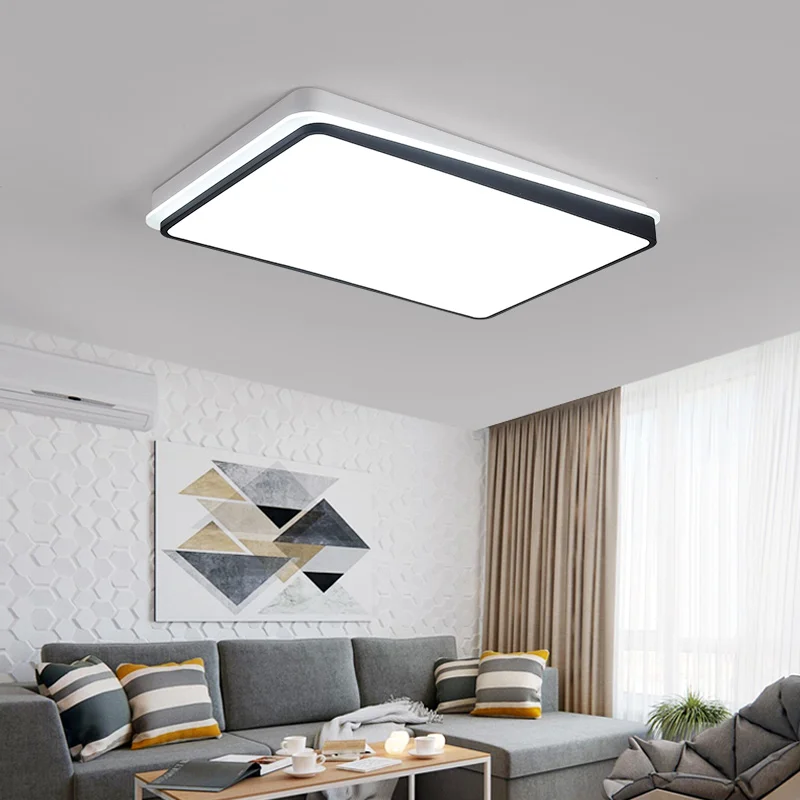 Minimalism Modern Led Ceiling Lihgts For Living room Bedroom lights lampara techo White+Black Nordic led Lamp fixtures | Лампы и