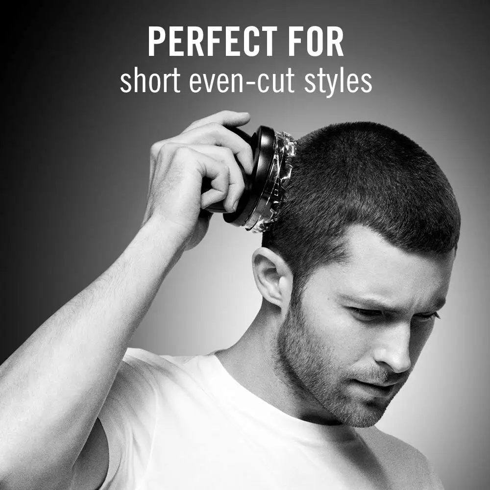 Kemei Easy Cut DIY UFO Hair Clipper and Trimmer for Men Even Cord/Cordless Rotary Cutting Kit Sharp Circular Blades | Бытовая техника