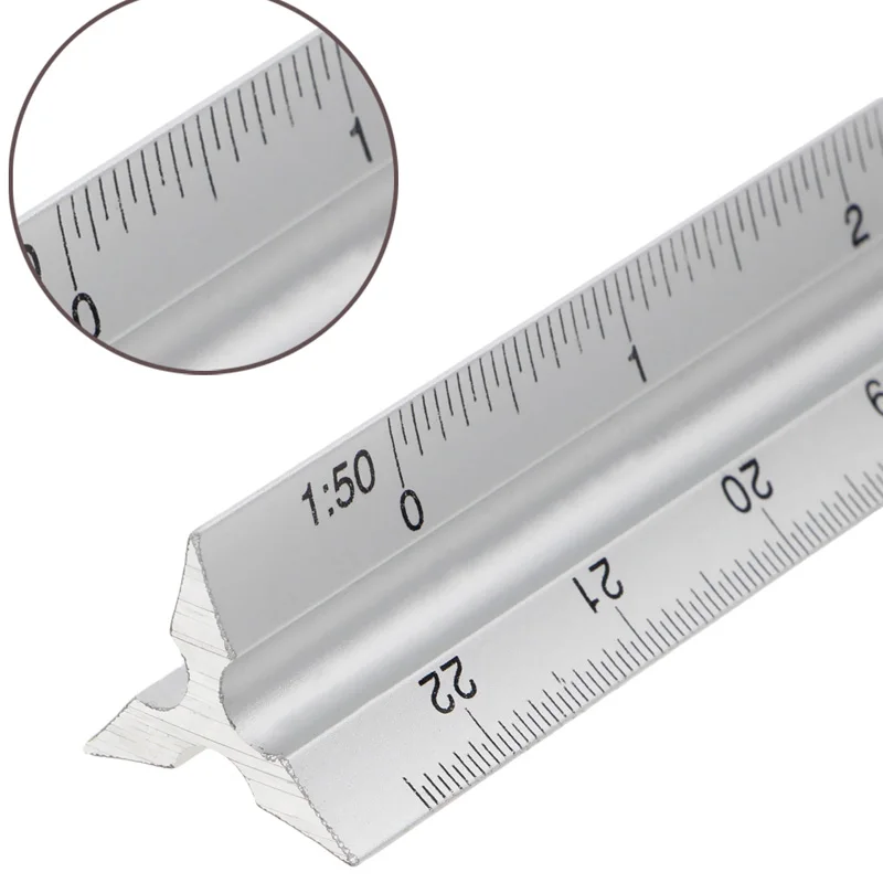 

Алюминиевая треугольная линейка, 30 см, 12 дюймов, A0KF