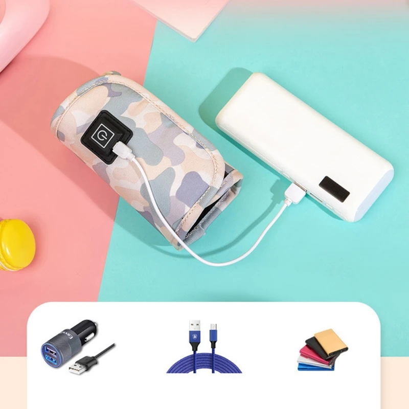Портативный подогреватель для детской бутылочки с USB молока в путешествиях