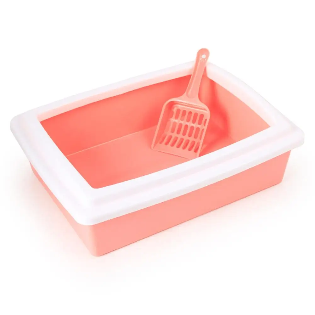 Хоббилан открытая Прямоугольная форма пластиковая кошка котенок pet коробка для