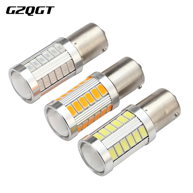 2шт 1156 BAU15S PY21W 7507 светодиодные лампы для автомобилей поворотные сигнальные огни
