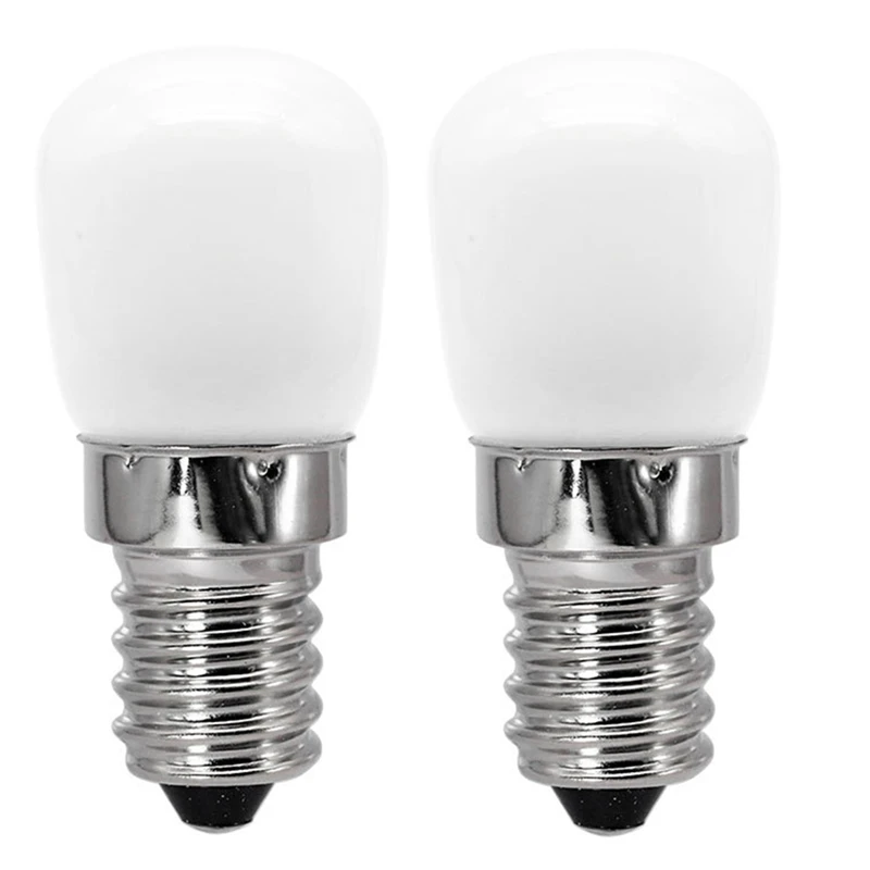 1 шт. E14 2 Вт светодиодный ная лампа для холодильника лампочка AC 220 В Светодиодная