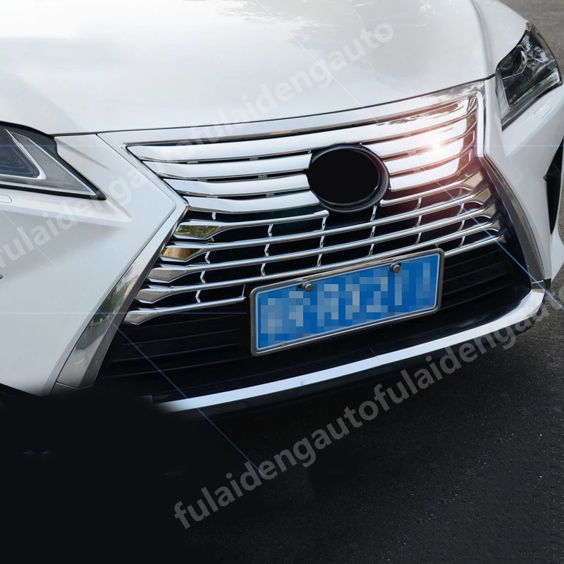 Передняя решетка для Lexus RX350 RX450H 2016-2019 из АБС-пластика хромированная крышка