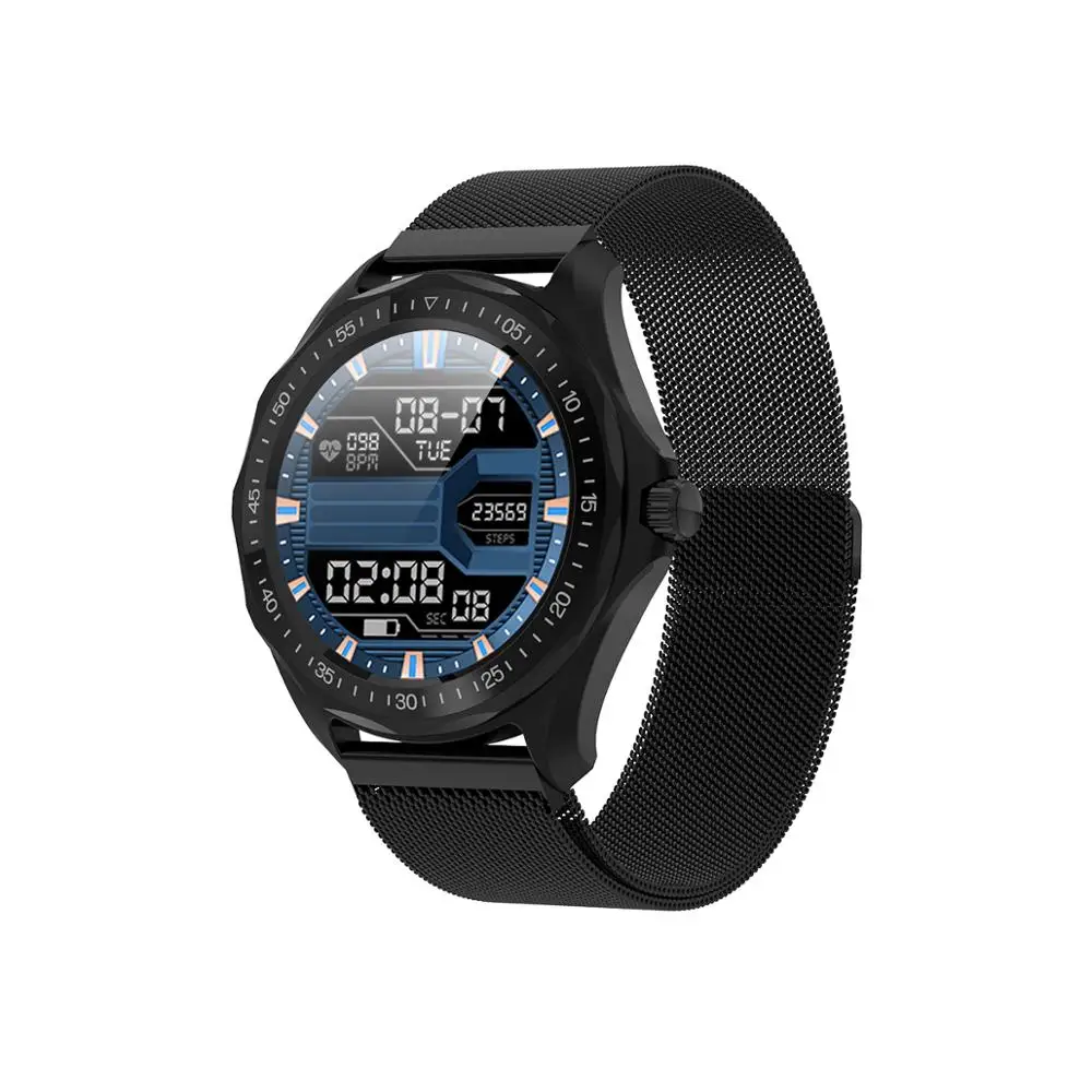milanese SENBONO S09 новые умные часы для мужчин wo мужские часы IP68 Водонепроницаемые Bluetooth звонки/SMS напоминание умные часы для Android IOS - Цвет: milanese