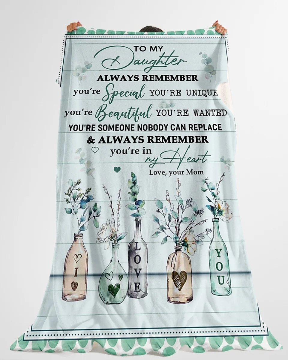 Зеленый сад для моей особой дочери | Удобное высококачественное флисовое шерпа