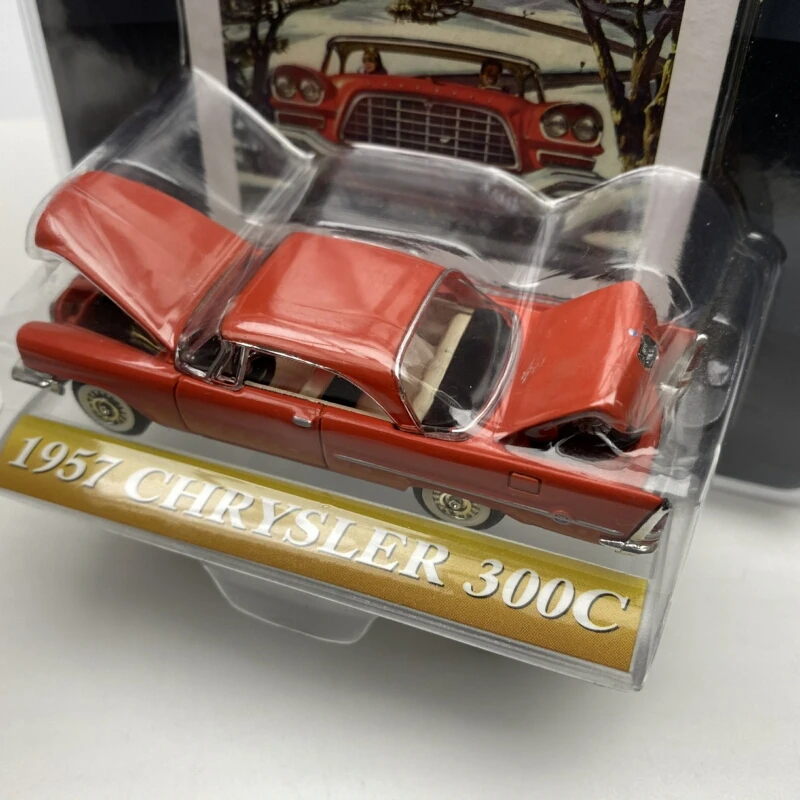 1:64 1957 Chrysler 300C оранжевый сплав модель автомобиля металлические игрушки для детей