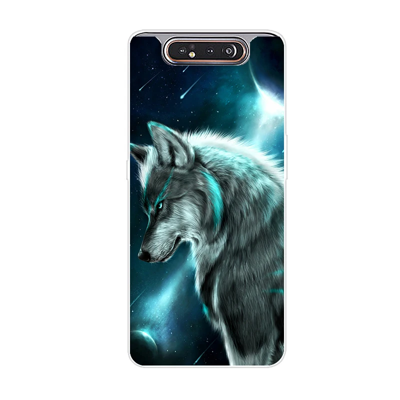 Чехол для телефона для samsung Galaxy A80 чехол силиконовые в форме цветка окрашенные мягкая накладка на заднюю панель из ТПУ чехол для samsung A80 80 чехол модные Coque