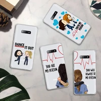 greys anatomy youre my person phone case transparent for samsung galaxy a71 a21s s8 s9 s10 plus note 20 ultra