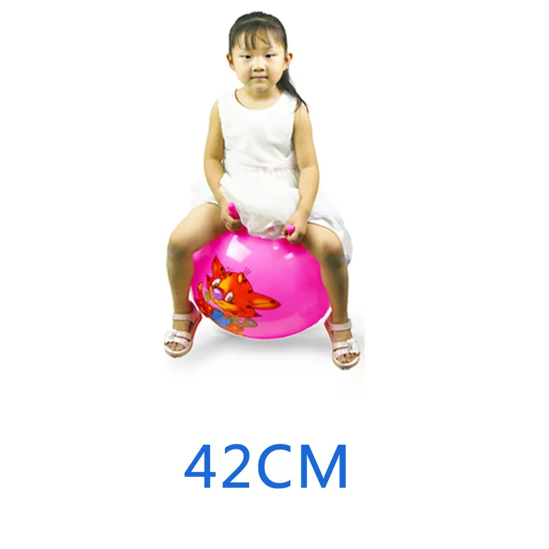 42CM Кататься на надувном шаре животные космический бункер надувные игрушки для игр забавная мягкая для детей гарцующая лошадь езда игрушки для животных для детей - Цвет: 42CM