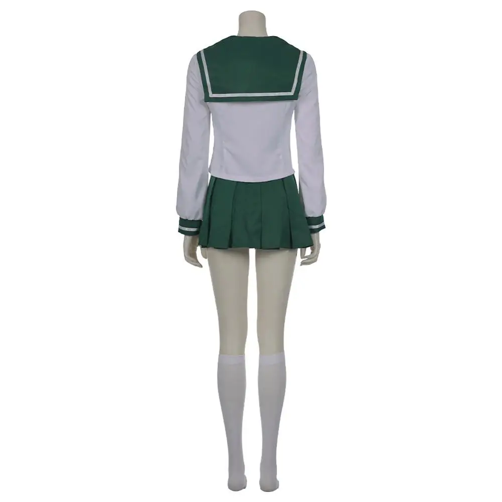 Аниме InuYasha Kagome Higurashi Косплей Костюм Униформа рубашка юбка костюм наряды Хэллоуин