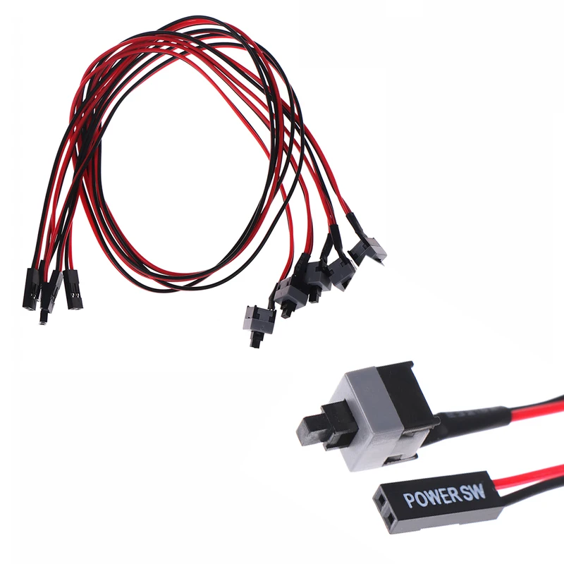 Горячая продажа 5 шт./лот переключатель вкл/выкл/Сброс Сменные аксессуары ПК