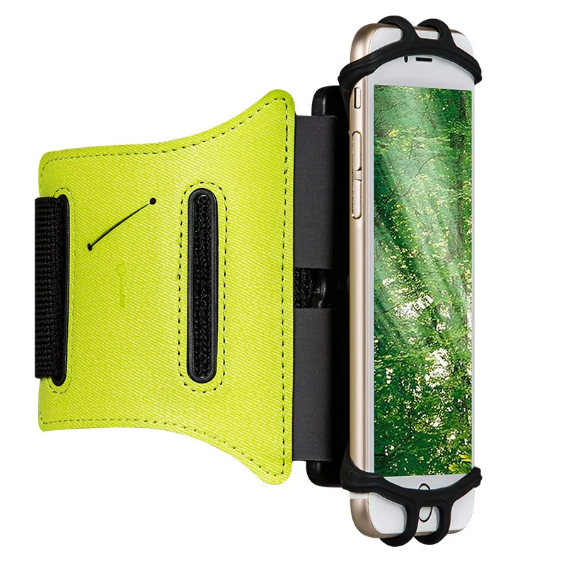 Rotatable And Breathable Outdoor Hiking Cycling Running Sports Wristband Mobile Phone Holder Armband Fitness Equipment