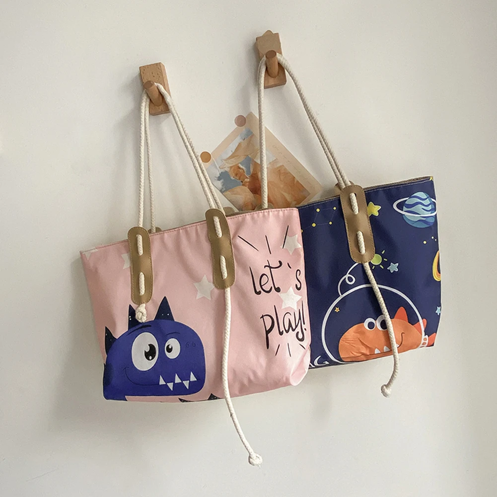 

Fashion Women Casual Canvas Cartoon Printing Large Capacity Shoulder Tote Bags