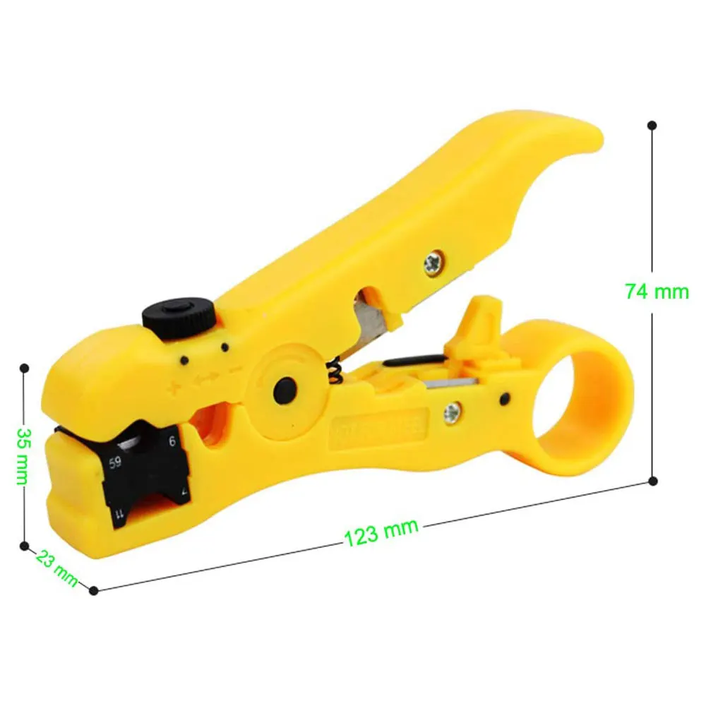ZoeRax Universal Wire Stripper Cutter for UTP Cat5 Cat6 Coaxial Cables Description Image.This Product Can Be Found With The Tag Names Cable stripper cutter utp, Utp cable stripping tool, Utp cat6 cable stripper, Wire stripper tool utp