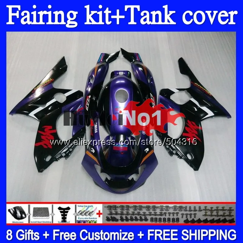 

YZF-600R For YAMAHA YZF 600R 1996 1997 1998 1999 2000 2001 38MC.66 New purple YZF600R Thundercat 96 97 98 99 00 01 02 Fairings