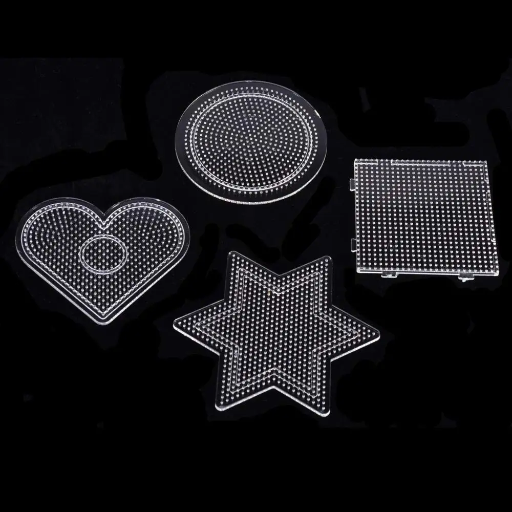 JINLETONG 4 шт. Hama Beads 2 6 мм наклеиваемая доска 3d головоломка emplate для beads инструмент
