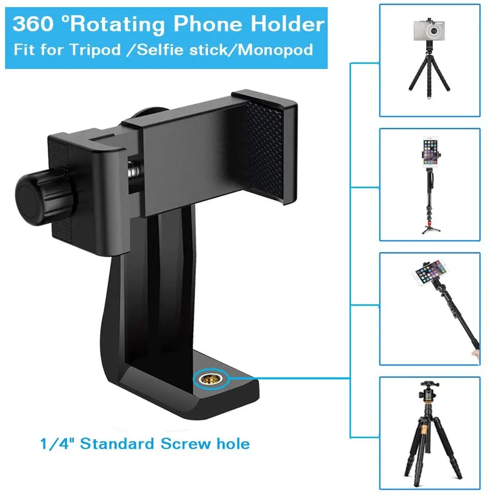 Универсальный штатив для телефона с поворотом на 360 градусов адаптер