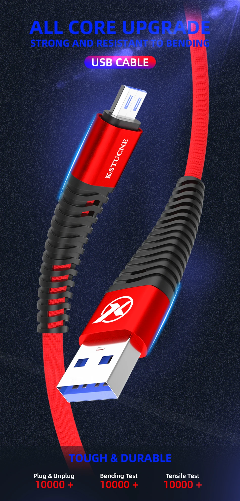 Кабель Micro USB для быстрой зарядки и передачи данных, Кабель Microusb для зарядки samsung S7 S6 Xiaomi Android, кабели для мобильных телефонов