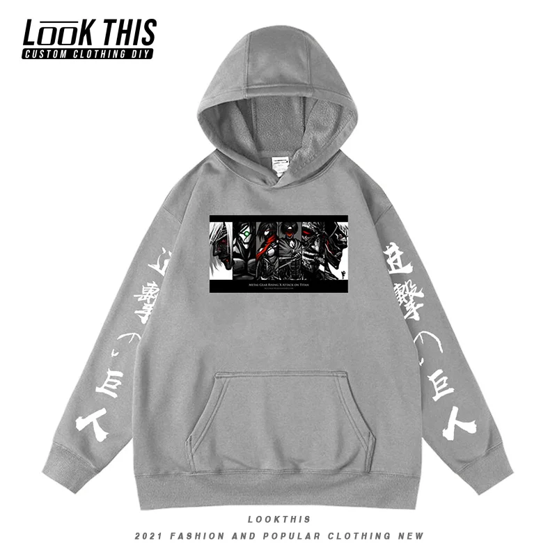 

Attack on Titan Children's Hooded Hoodies Cool Japanese Anime Print Childs Oversized Hoodies Boy Girl Long Sleeve Pullover Tops