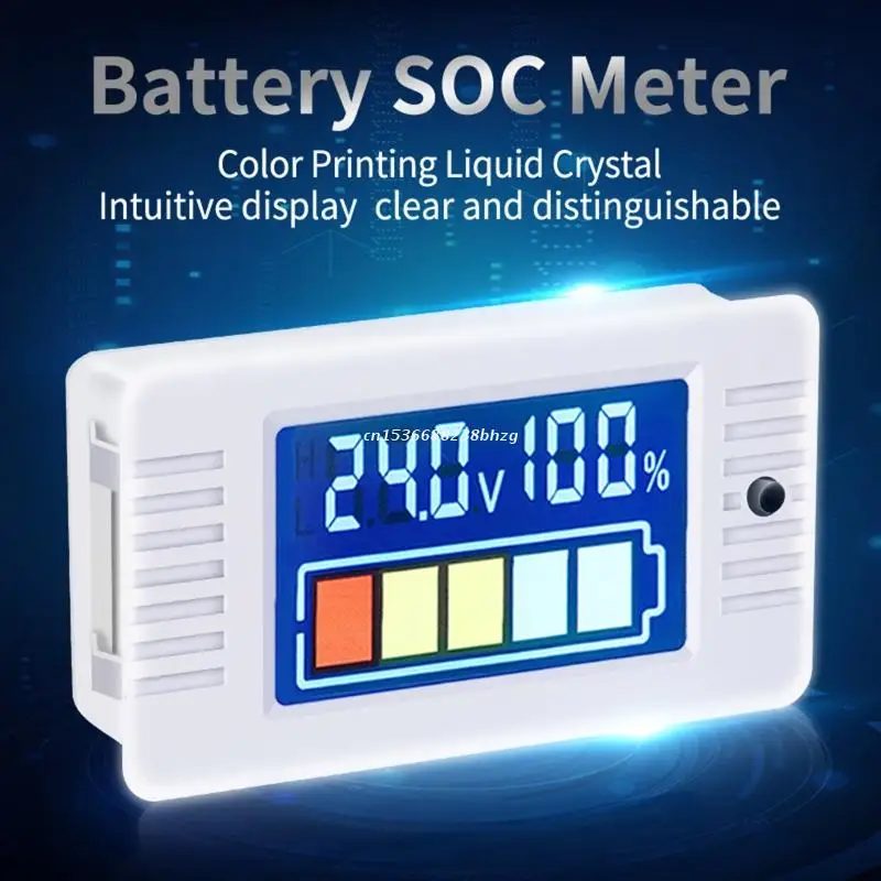 0-100v Color LCD Digital Voltmeter Panel Meter Electric Battery Tester Lithium Lead-acid Dropship | Инструменты