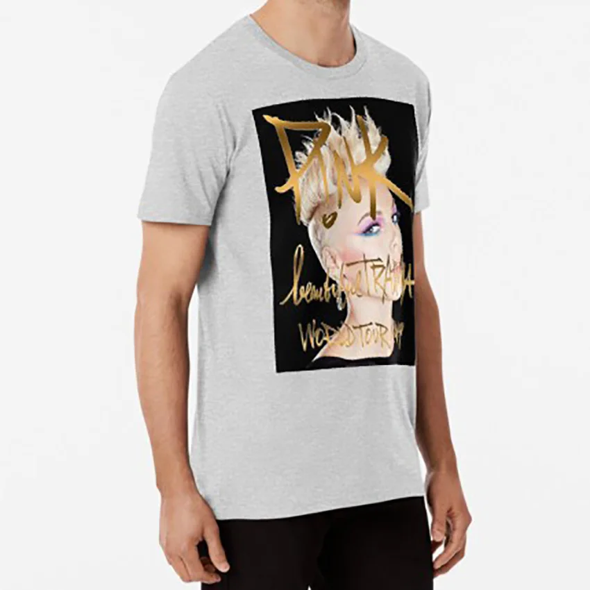 Красивая травма мировой тур 2019 футболка розовая красота месть художника