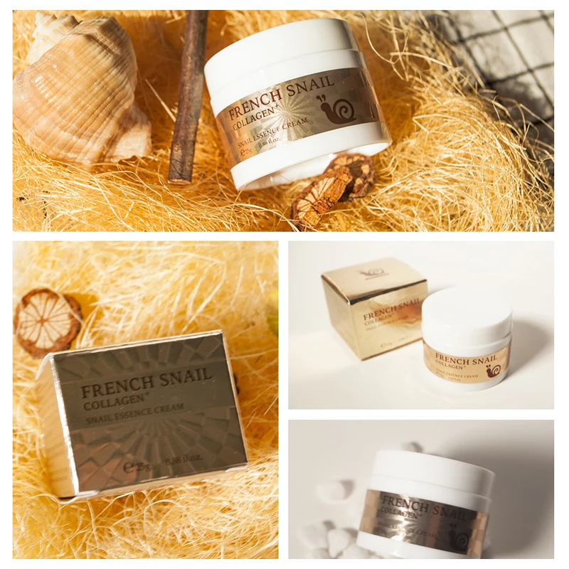 

Snail Face Cream Collagen Anti-Wrinkle Whitening Facial Cream Hyaluronic Acid Moisturizing Anti-aging Nourishing Serum Skin Care