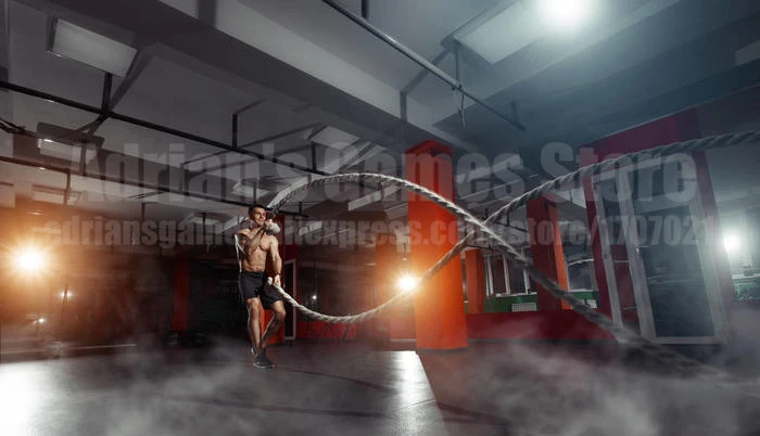 9/12/15 м Боевая веревка силовых тренировок Crossfit борьба веревка выносливость Burpee шлема веревки тяжелые 10-22 кг высокое качество