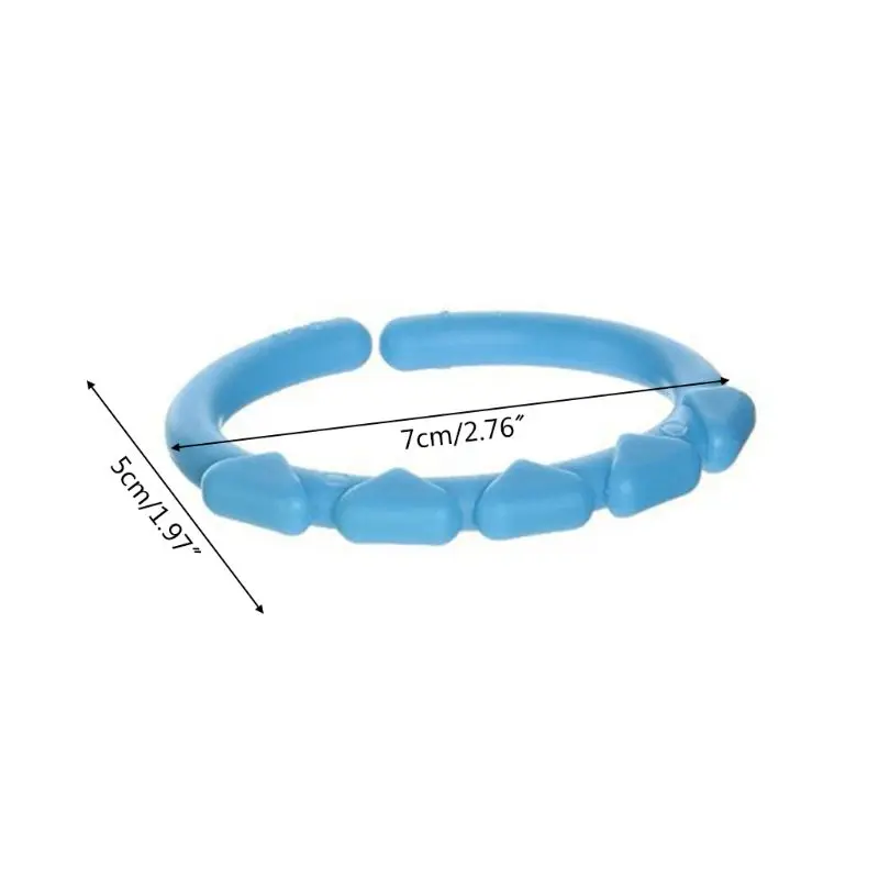 

24 Pcs Kids Molars Ring Linkables Newborns Baby Grip Rainbow Teething Chain Toys