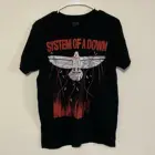 System Of A Down Band Shirt Merch Black Medium