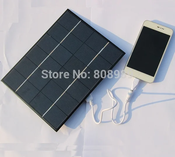 5 2 Вт 6 в Солнечная Панель зарядное устройство для мобильного банка питания