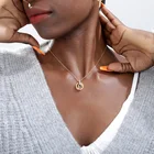 Ожерелье из розового золота с круглым проекционным кристаллом кулон с надписью Я люблю тебя на 100 языках ожерелье с памятью о Любви Женский чокер подарок для пары