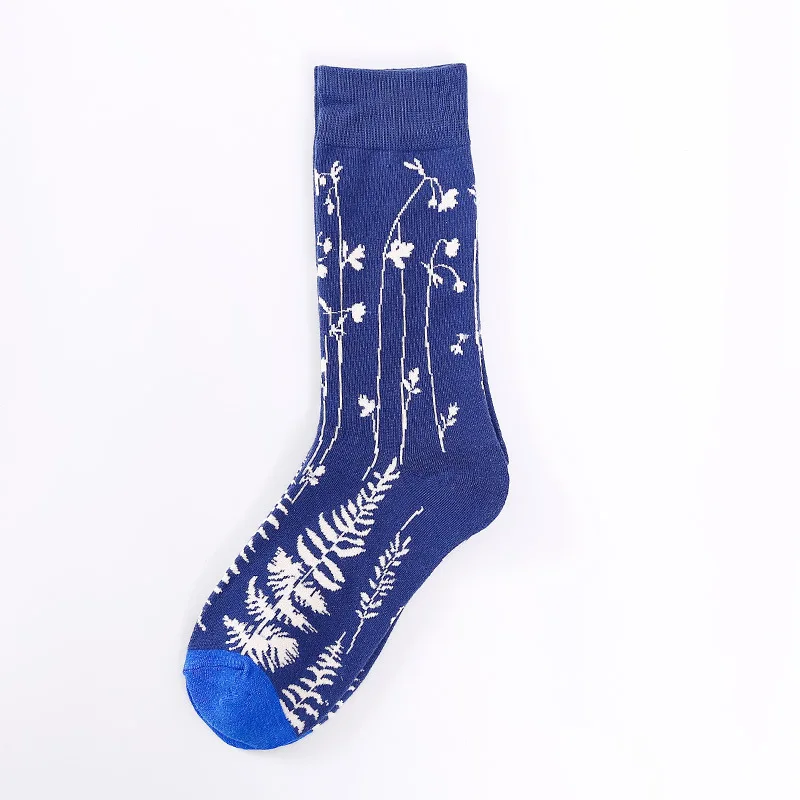 

Starry Sky Socks Ladies Animal Women Sock Creative Illustration Sox Couples Novelty Art Personality European Chaussette Homme