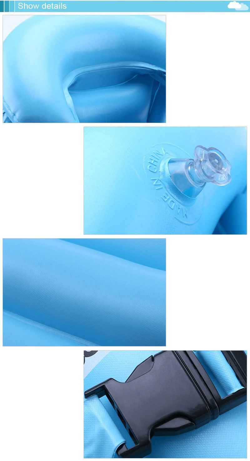 

2021 Children Life Vest Kids PVC Float Inflatable Swim Buoyancy Vest Life Jacket Newest Swimming Ring Aid For Age 4~10 Years Old