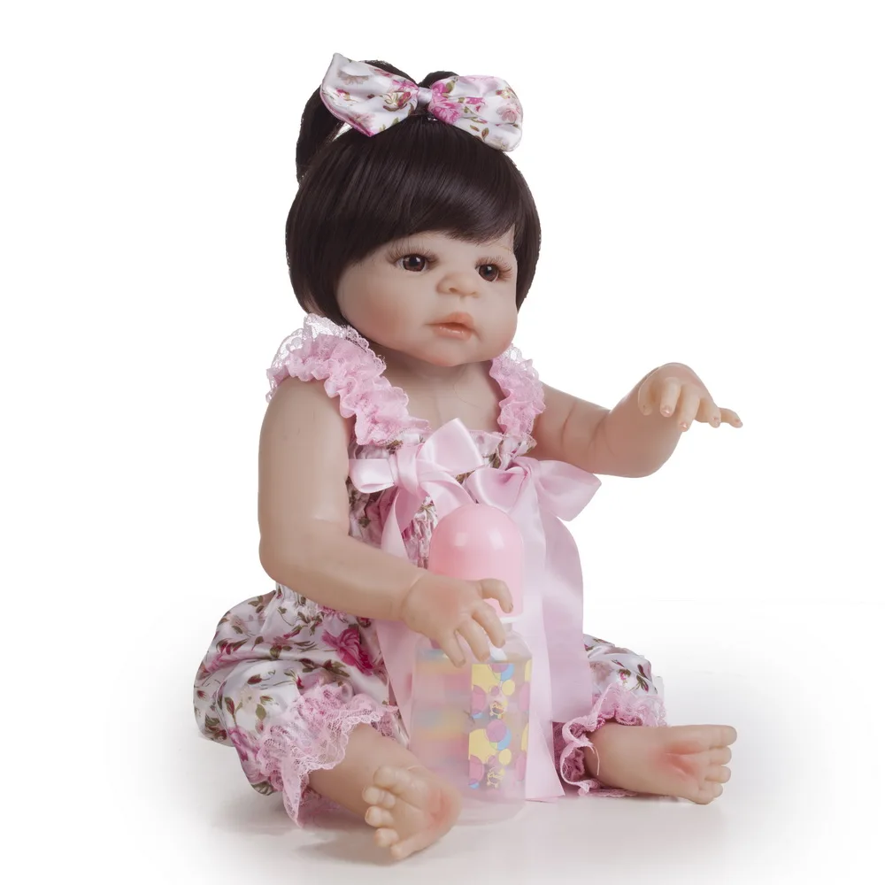 Реалистичная силиконовая кукла Reborn Baby 22 дюйма|Игровые фигурки и трансформеры| |