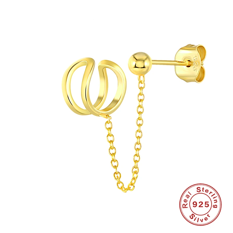 Минималистичные серьги в горошек ROXI 2020 длинные женские серьги-цепочки