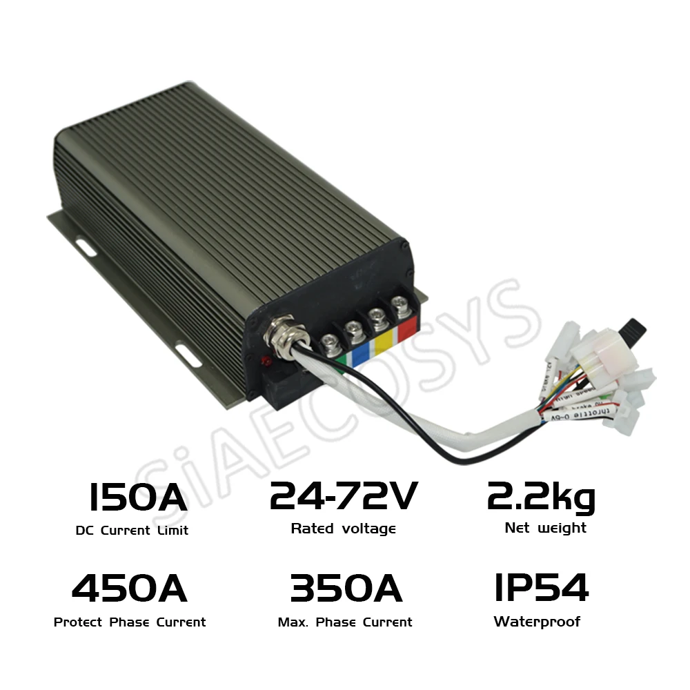 Контроллер синусоидальной волны Sabvoton SVMC72150 72 в 3000 а для двигателя BLDC 4000 Вт