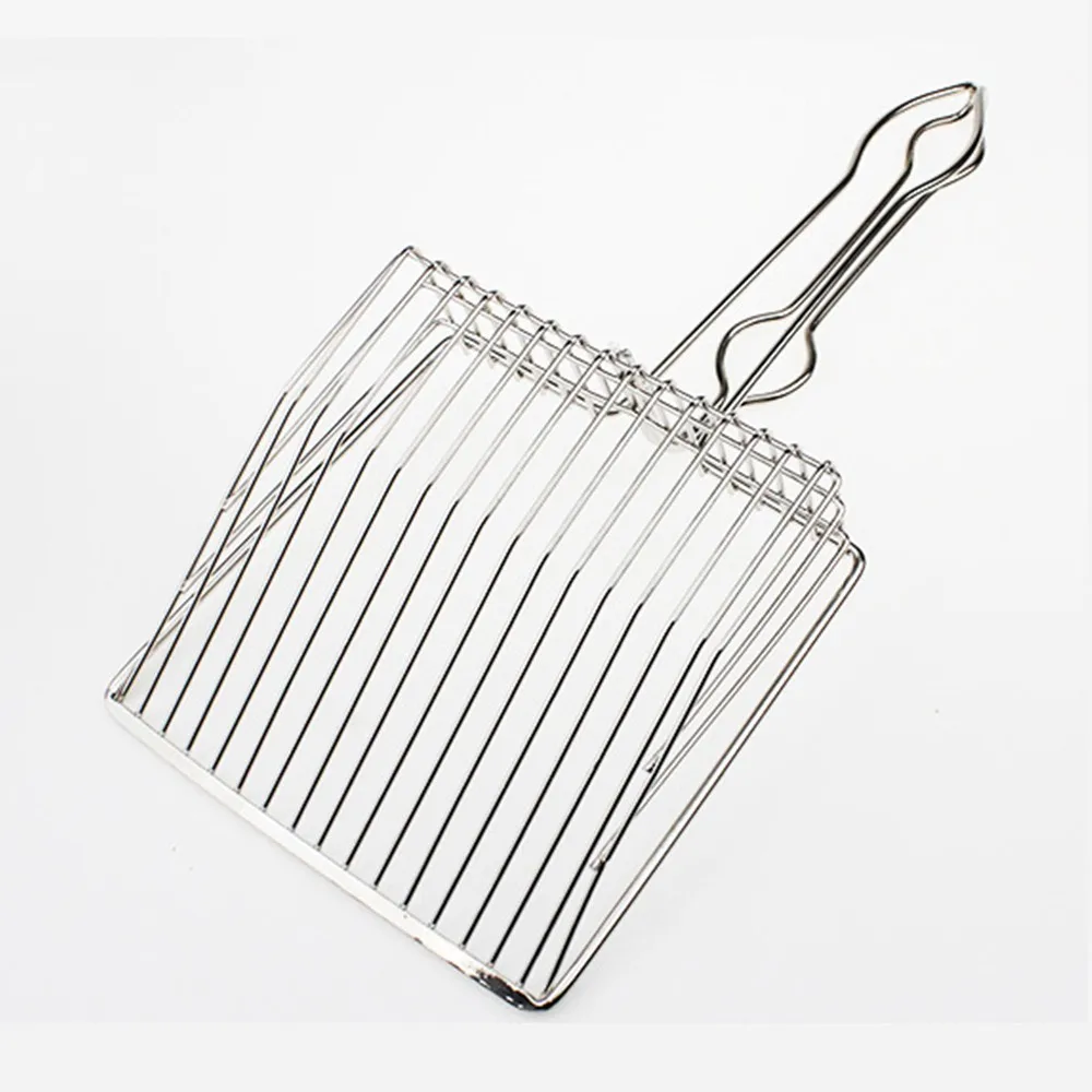 Кошачья лопатка для домашних животных металлическая лопата кошачий песок туалет