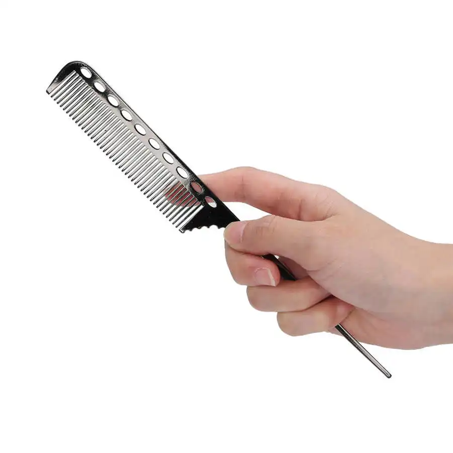 3 шт./компл. алюминиевая Парикмахерская Хвостовая расческа Антистатическая для