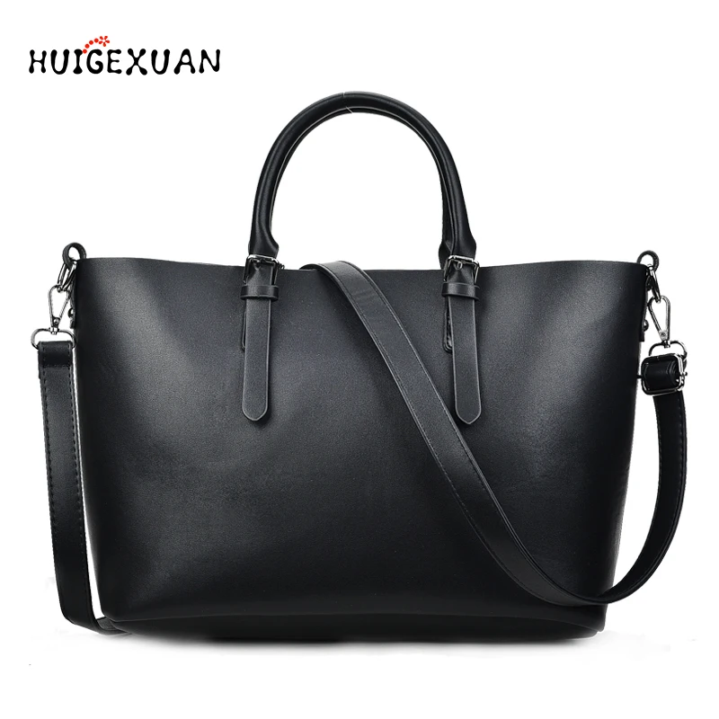 Большая вместительная сумка из искусственной кожи женские сумки через плечо